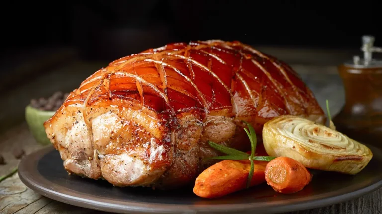 1. Cola and Marmalade Glazed Ham: